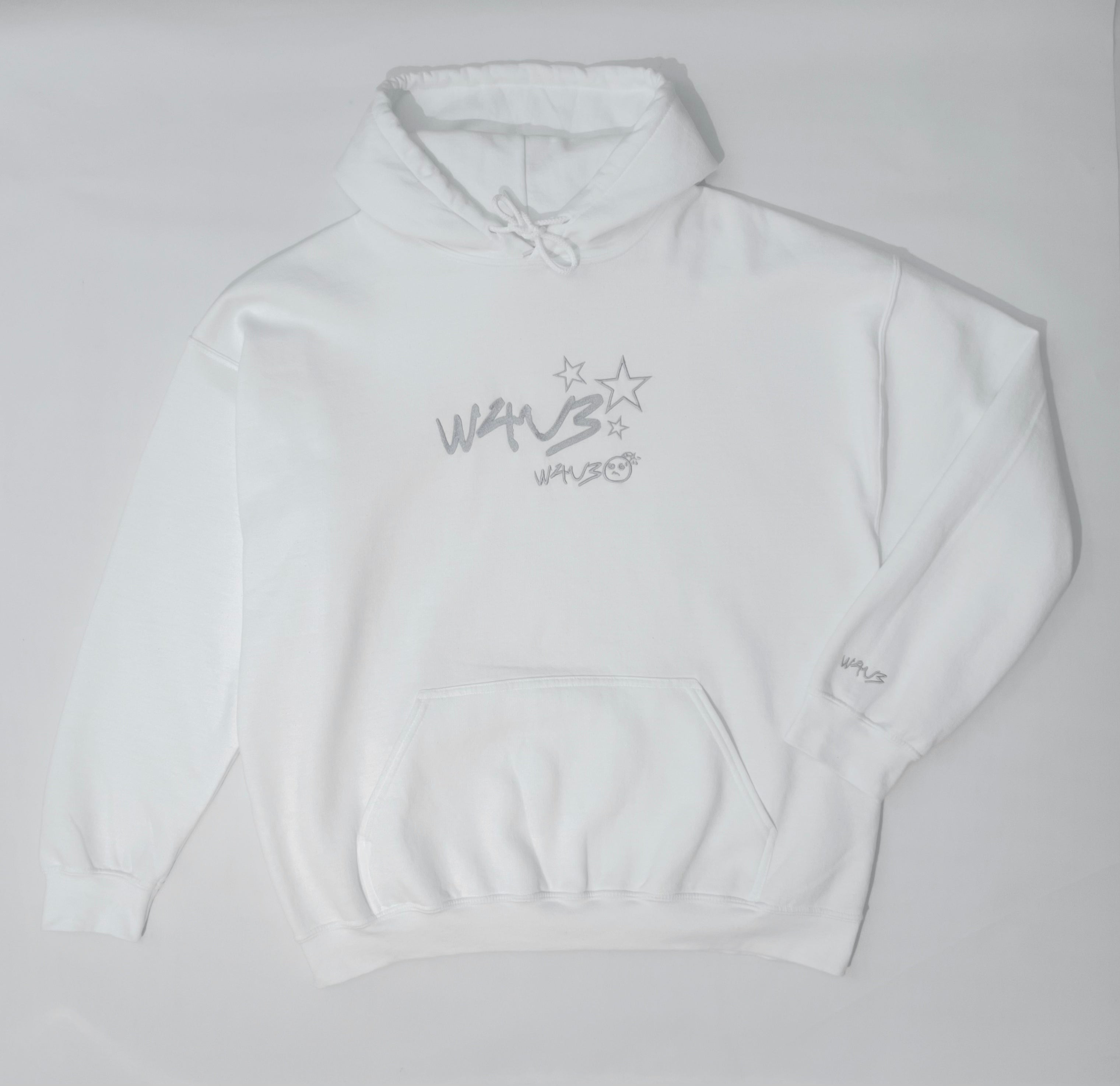 ☆White W4V3 Hoodie☆
