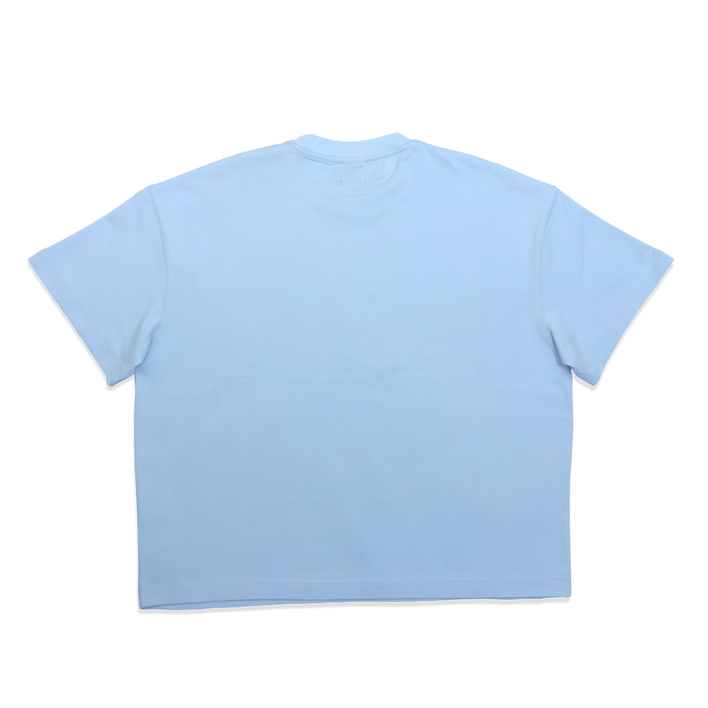 W4V3 Sky Blue Summer Boxy T-Shirt